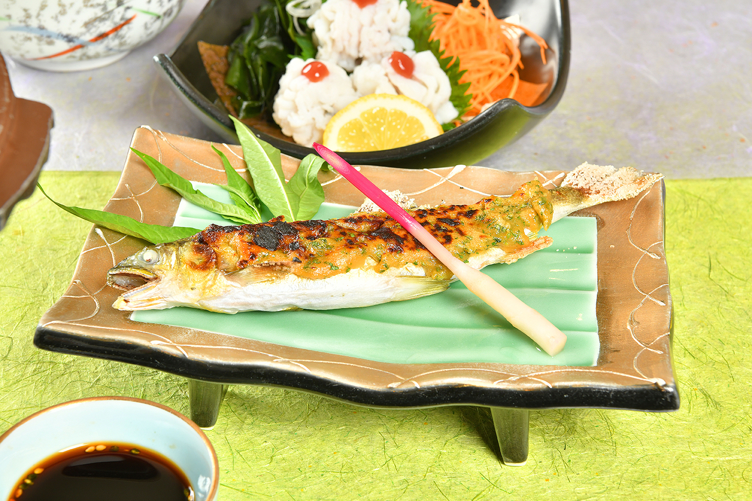鮎蓼味噌焼き