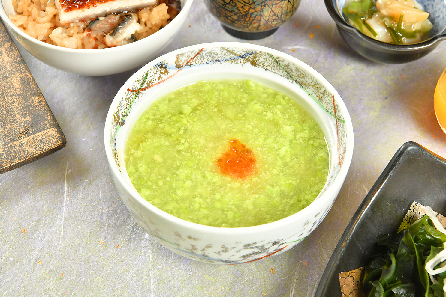 枝豆茶碗蒸し