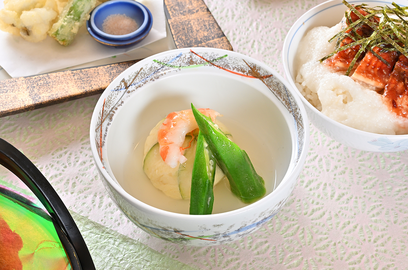 吹き寄せ冬瓜饅頭