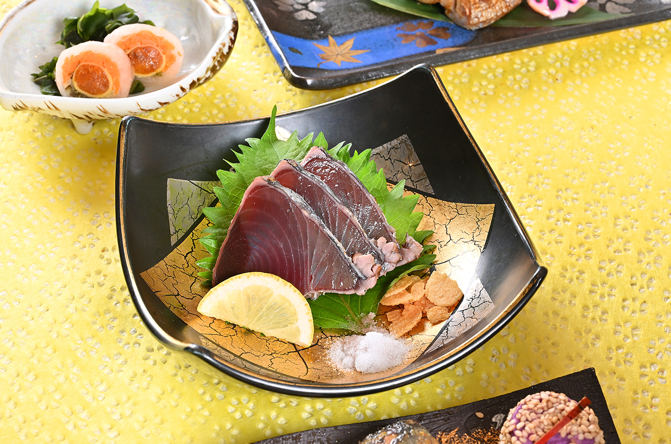 戻りカツオ塩たたき