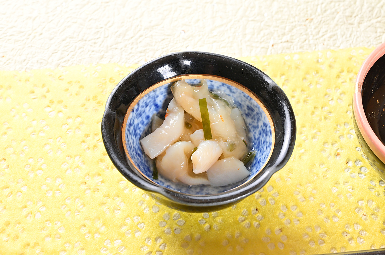 つぶ貝わさび
